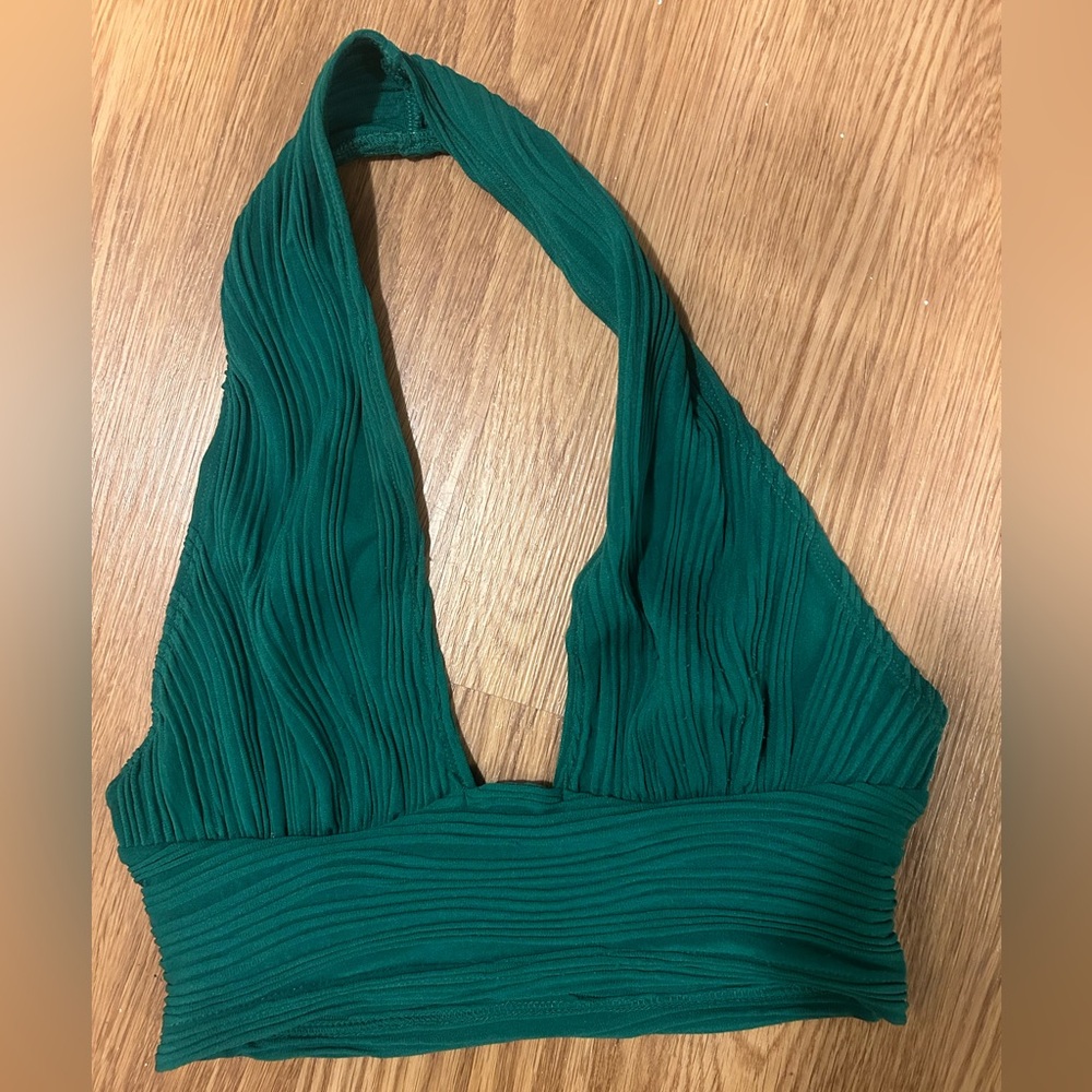 Emerald Green Halter Top